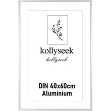 Aluminium Bilderrahmen 40x60cm silber modern mit Acrylglas