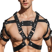 Sexy Leder Body Harness Brustgeschirr Punk Gothic Fetish Bondage