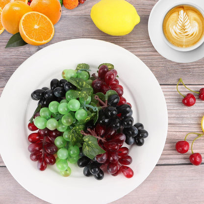 Künstliche Trauben Deko 9 Stück Lebensecht Gefälscht Obst hochwertig