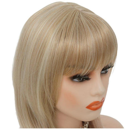 Blonder Bob mit Pony – Hitzebeständige Perücke für Damen