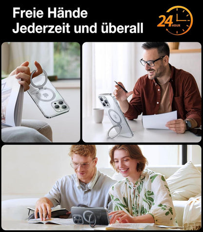 iPhone 13 Pro Max Hülle mit MagSafe, Stoßfest, Kratzfest, Transparent
