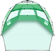 Strandmuschel Quick-Up-Aufbau UV-Schutz 50+ Tragbar Sonnenzelt