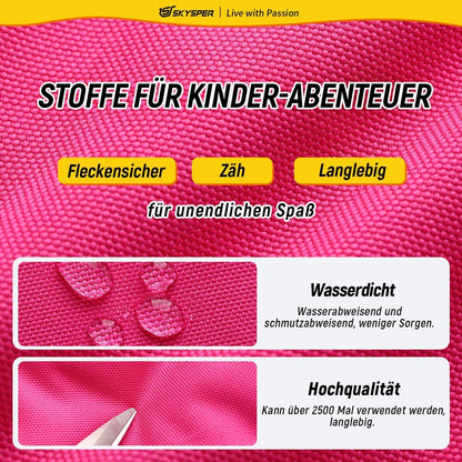 SKYSPER Schulrucksack 18L für Teenager Mädchen Rosa