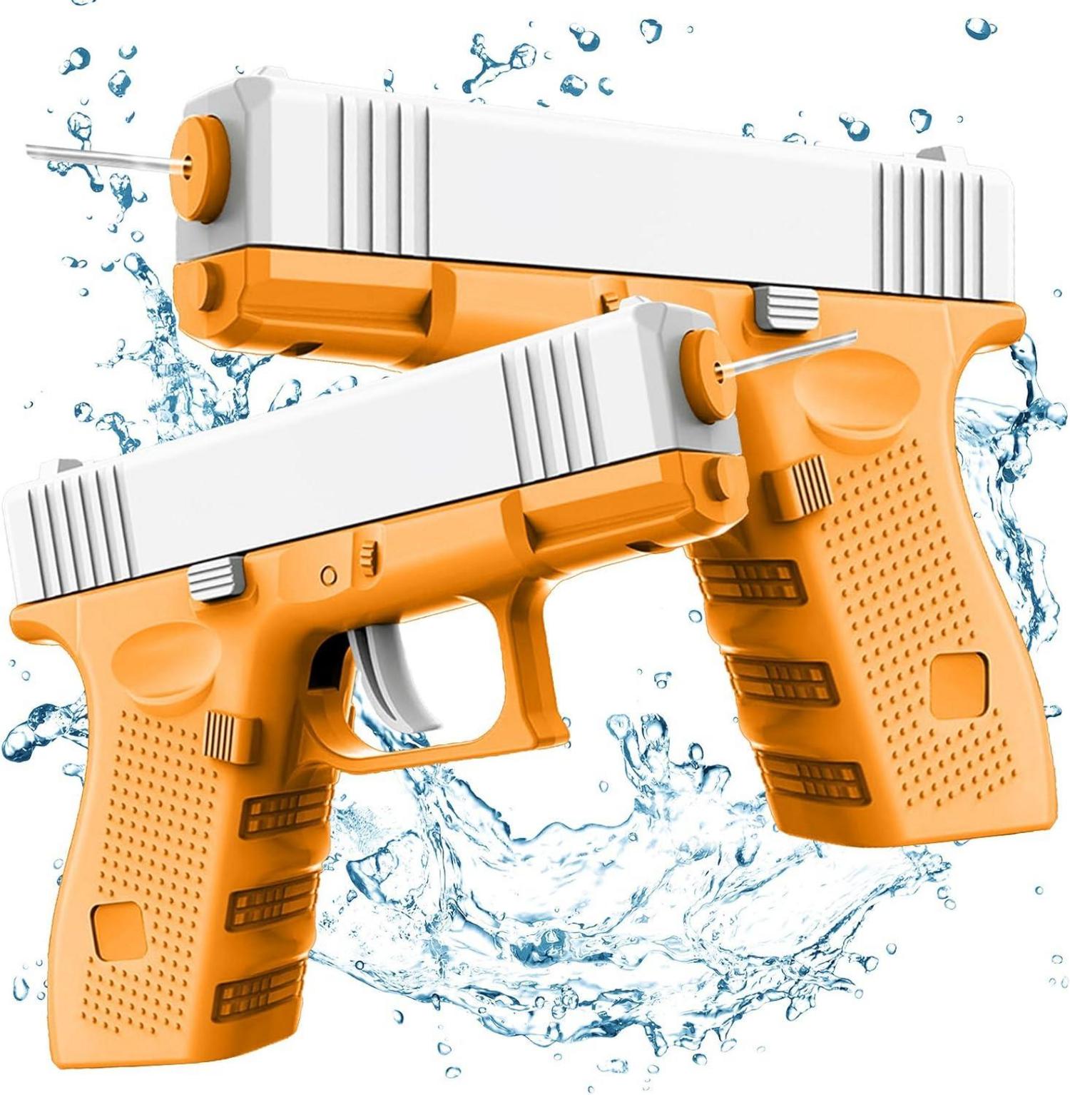2er Set Mini Wasserpistolen mit großer Reichweite für Kinder im Freien