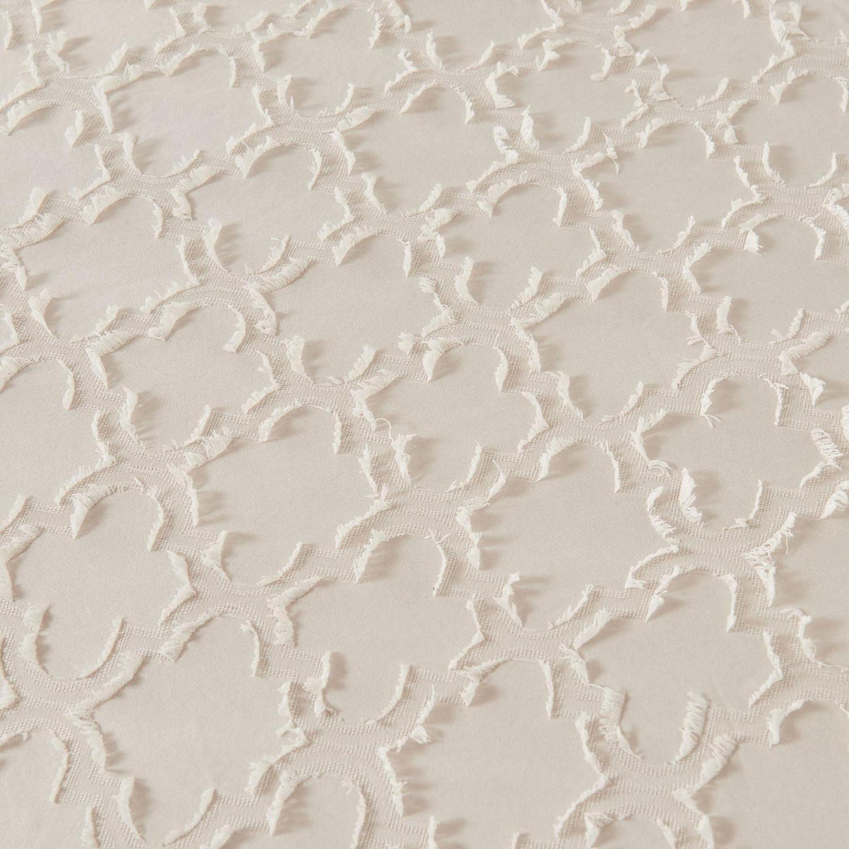 Boho Bettwäsche Set 220x240 Beige Getuftet – 3-teilig