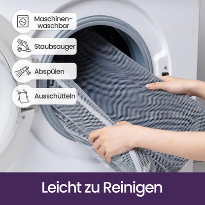 Fußmatte Innen Blau-Schwarz 120x180 cm – Rutschfest & Saugfähig