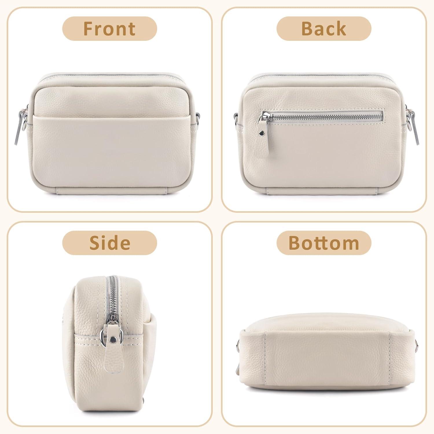Handy Umhängetasche Echtes Leder Crossbody Bag Kartenhalter