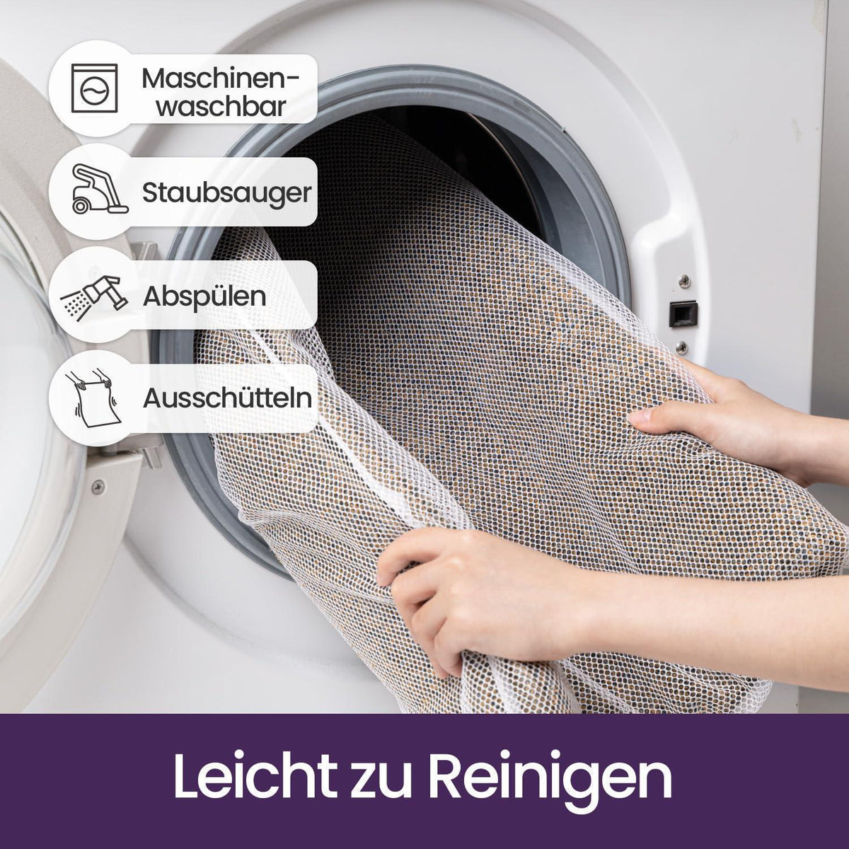 Fußmatte Innen Braun-Blau 120x180 cm – Rutschfest & Saugfähig