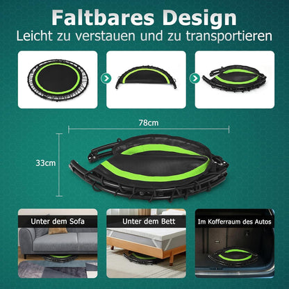 Fitness Trampolin 101cm – Faltbar & Belastbar bis 150kg