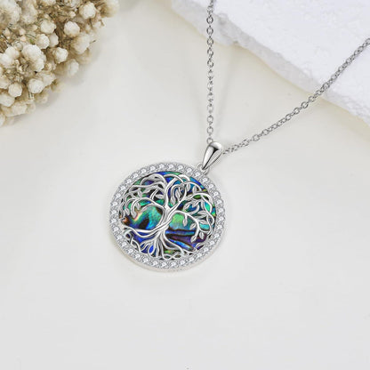 VONALA Lebensbaum Halskette 925 Silber Anhänger Damen Mädchen Geschenk