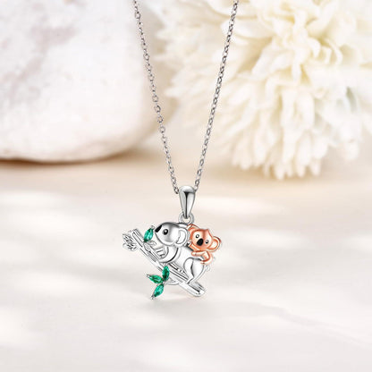 Koala Halskette 925 Sterling Silber Anhänger Geschenkbox