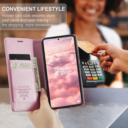 Xiaomi Redmi Note 13 Pro Plus 5G Handyhülle Premium Leder Flip Case Rose Gold