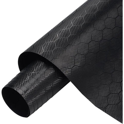 Autofolie Carbon Wabenmuster Schwarz 180x152 cm