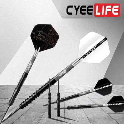 Tungsten Darts Set 23g Steel Tip mit Zubehör und Sharpener
