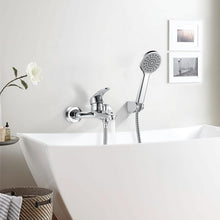 Badewannenarmatur mit Handbrause, Chrom, 1.5m Schlauch