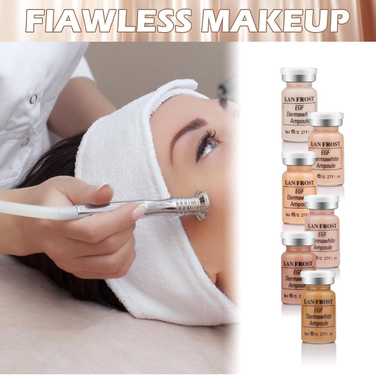 BB Facial Glow Serum Kit Hyaluronsäure Peptide Niacinamid 8ml 6pcs