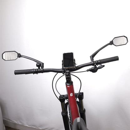 Fahrrad Lenker Spiegel HD Blue Convex Glas kratzfest Rückansicht