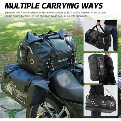 Motorrad Trockentasche 75L Wasserdicht – Reisetasche für Motorrad & Reisen