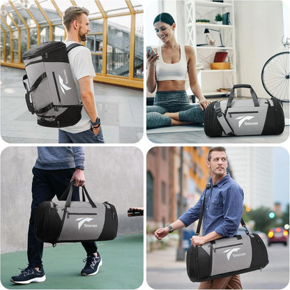 Erweiterbare Weekender Reisetasche Sporttasche Herren Damen