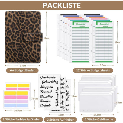 Budget Planner A6 Geldumschläge Geld Organizer Finanzplaner