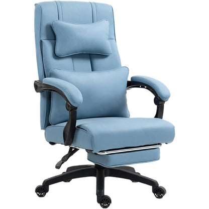 Ergonomischer Chefsessel mit Fußstütze und