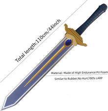 Himmel Sword Frieren Cosplay Weapon Prop 110cm Foam LARP Costume