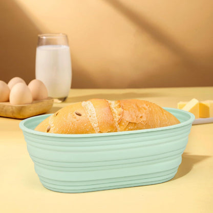 Silikon Gärkorb-Set Brotbacken 9 Zoll rund 10 Zoll ovales Sauerteig-Kit