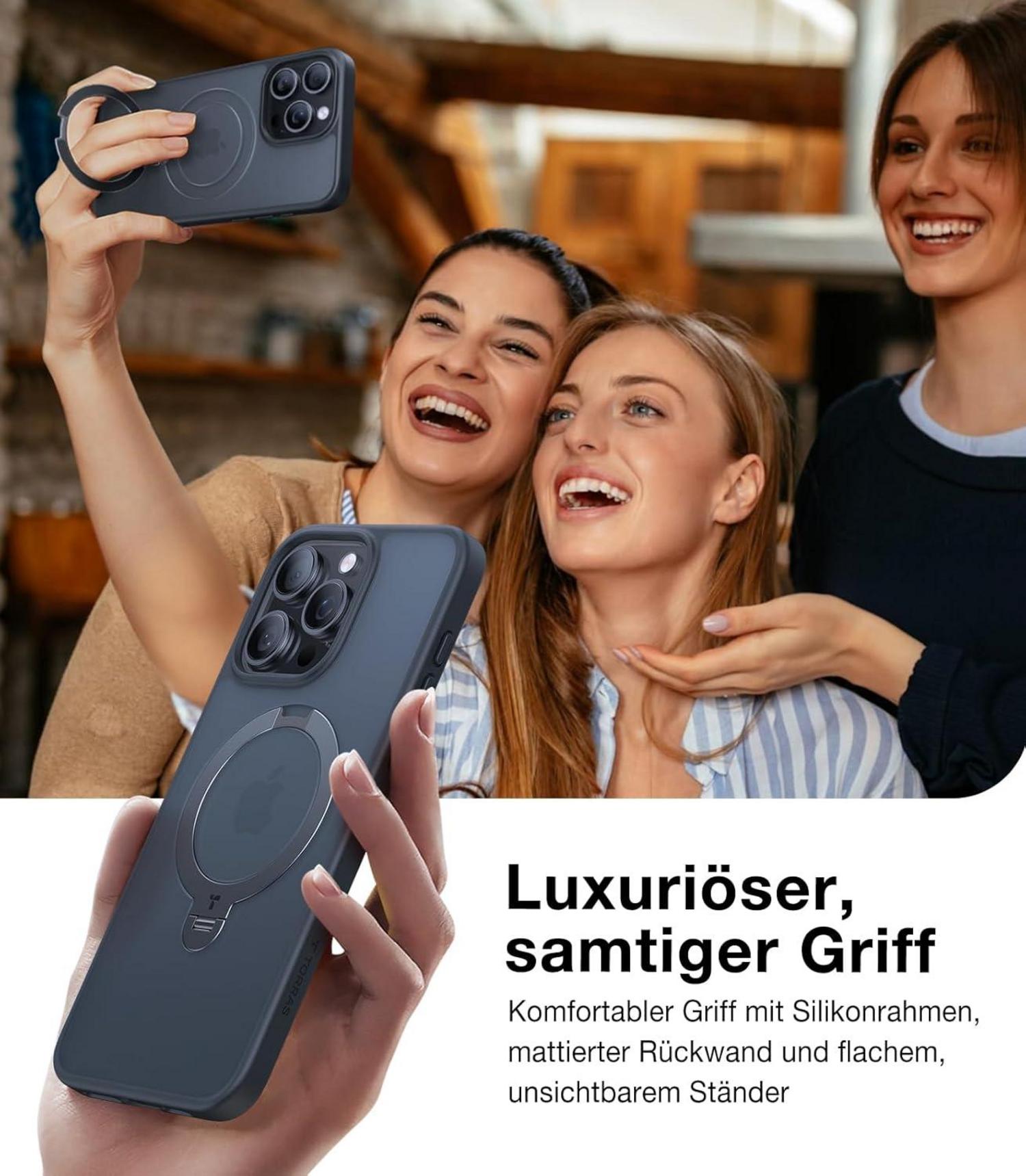 360° Ostand Spin iPhone 13 Pro Max Hülle Magnetischer Standring