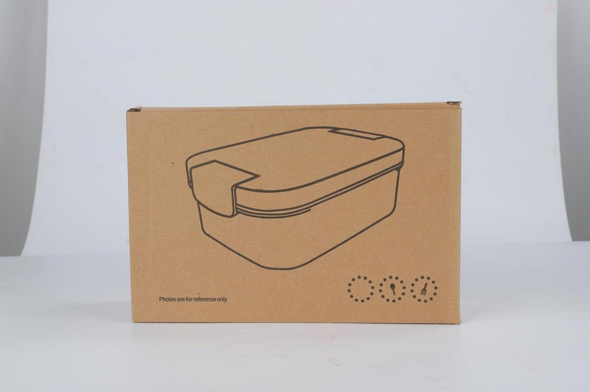LEIKEEGO Lunchbox 1900ml Bento Box Auslaufsicher Erwachsene Büro Schule Grau