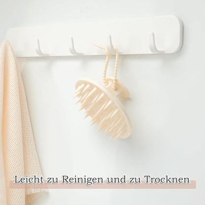 Silikon Kopfhaut Massagebürste für Haarwuchs und Peeling, Scalp