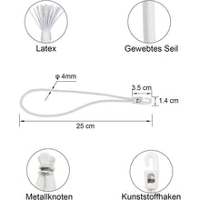 Spanngummis mit Haken 50er Set - 25cm Expander für Camping & Planen