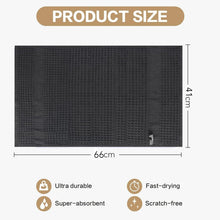 VIVOTE Mikrofaser Geschirrtücher 41x66cm 2er Pack Schwarz