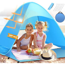 Pop up Strandmuschel UV-Schutz 50 Tragbar Strandzelt 3