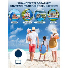 Pop up Strandmuschel UV-Schutz 50 Tragbar Strandzelt 3