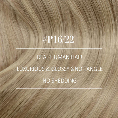 Blond Echthaar Tressen 40cm – Remy Haare, 100g
