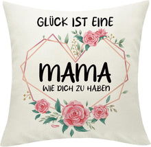 Weihnachtsgeschenk Kissenbezüge Mama 45x45cm Dekokissen Taschen