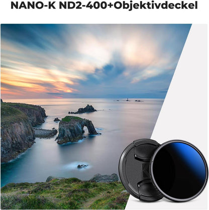 67mm ND Filter Variabler Graufilter ND2-400 mit