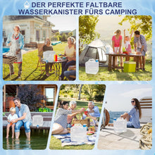 Faltbarer Wasserkanister 10L/20L mit auslaufsicherem Hahn
