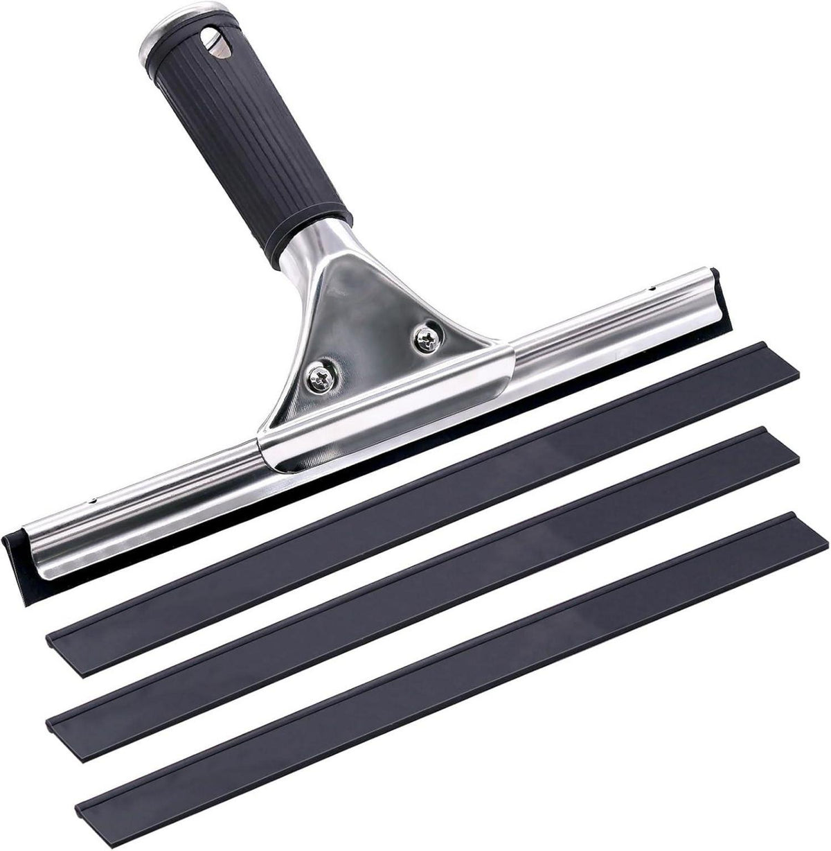 Professioneller 30cm Edelstahl Duschabzieher inkl. 3