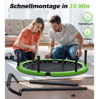 Fitness Trampolin 102 cm – Faltbar & Verstellbar