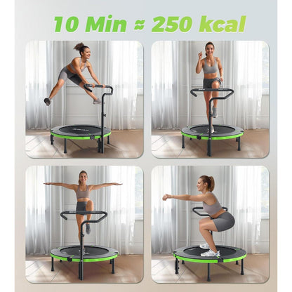 Fitness Trampolin 102 cm – Faltbar & Verstellbar