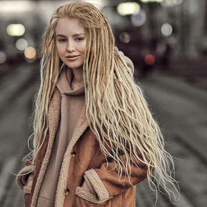 24 Zoll Dreadlock Extensions – Handgemacht, 27/613#