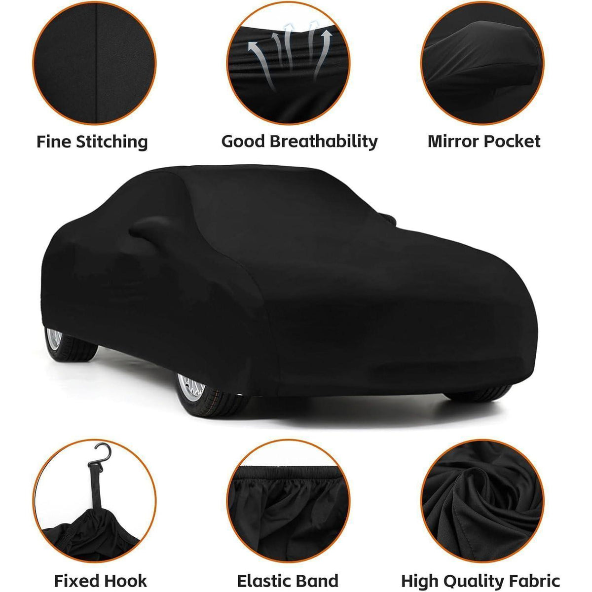 Autoabdeckung Indoor Ford Mustang 2005-2025 Atmungsaktiv