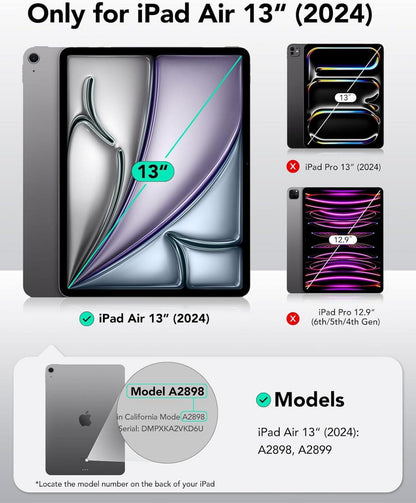 ESR iPad Air 13 Zoll M2 Schutzfolie 30 Grad Anti Spionage