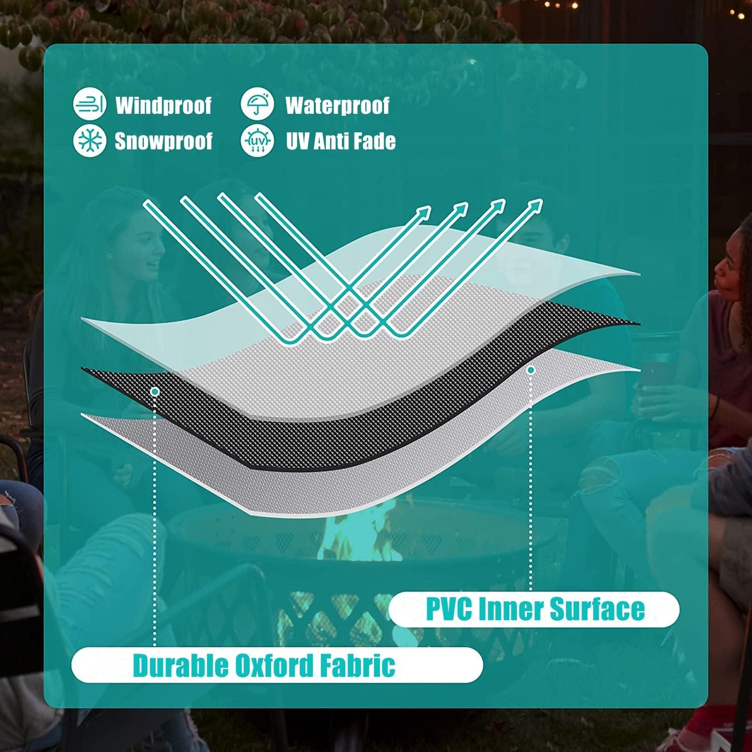Gasgrill Abdeckplane BBQ Cover wasserdicht 132x66x109cm