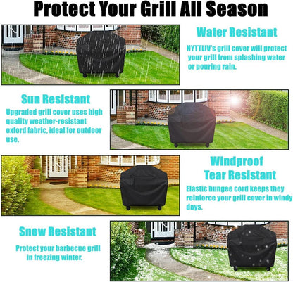Grill Gasgrill Abdeckhaube BBQ Cover 132x66x109cm Wasserdicht