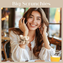 4er Set Seide Satin Haargummis Damen Mädchen Haargummi