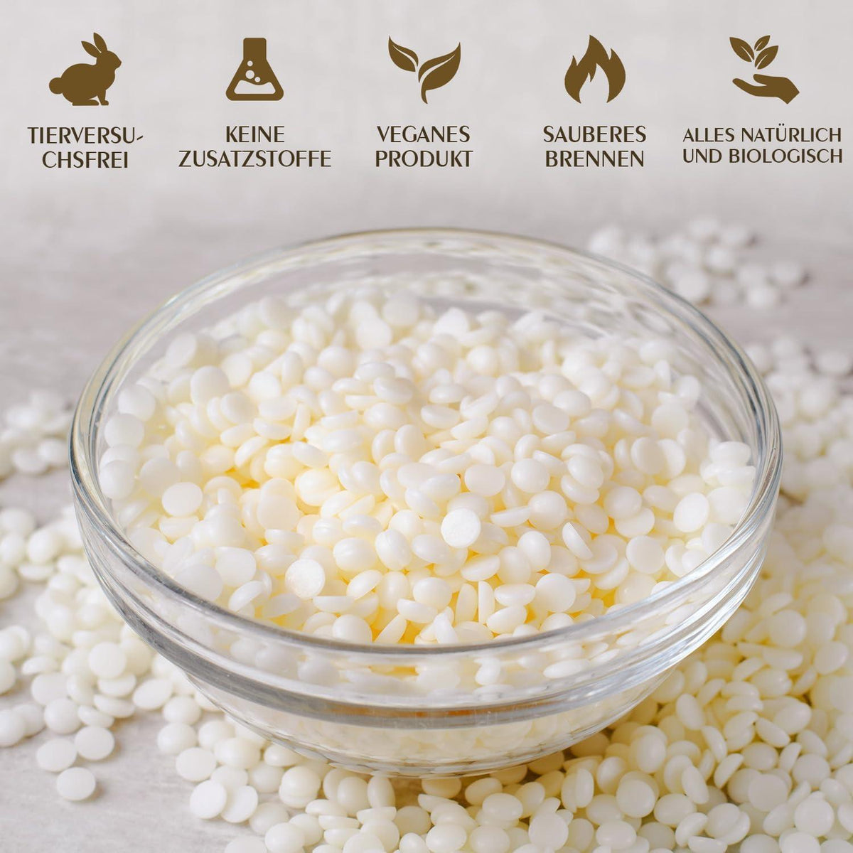 10kg Sojawachs für Kerzen – Premium, Nachhaltig & Rein