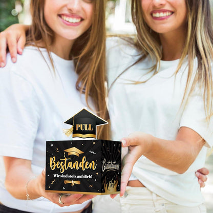 Abschluss Geldgeschenk Box Abitur 2024 - Lustige Geschenkeidee für Absolventen