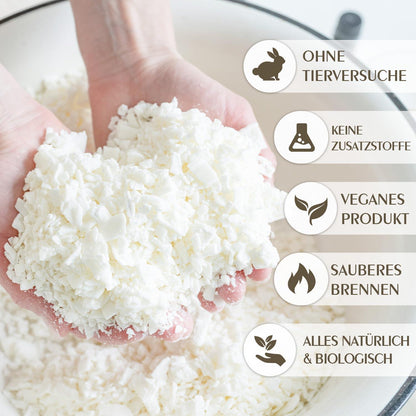 Sojawachs Flocken 20KG – Natürliches Wachs für Kerzen